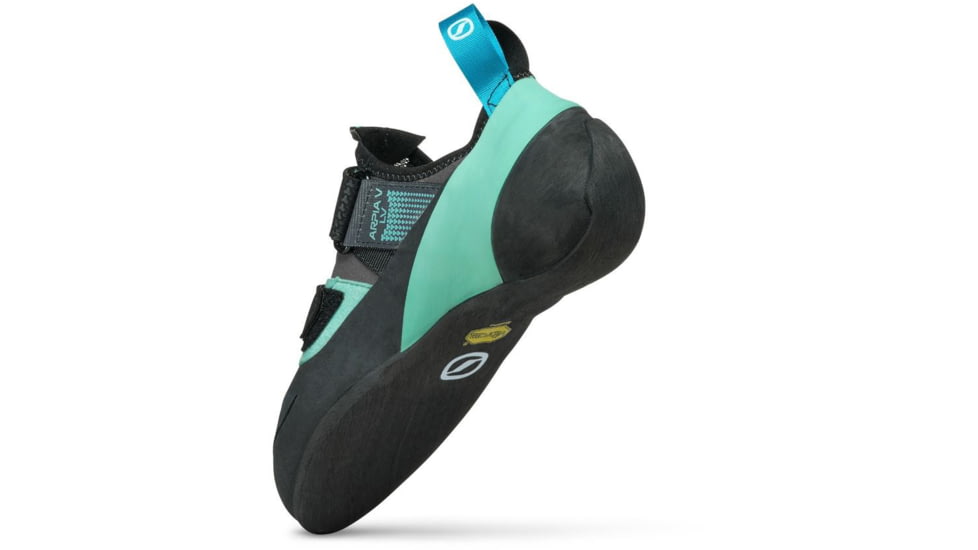 Scarpa Arpia V LV Climbing Shoes, Shark/Aqua, 41.5, 70087/000-SrkAqua-41.5