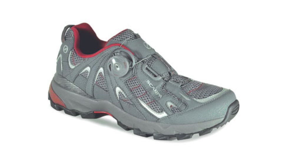 Scarpa Blitz Boa Trailrunner - Mens-Pewter/Red-43