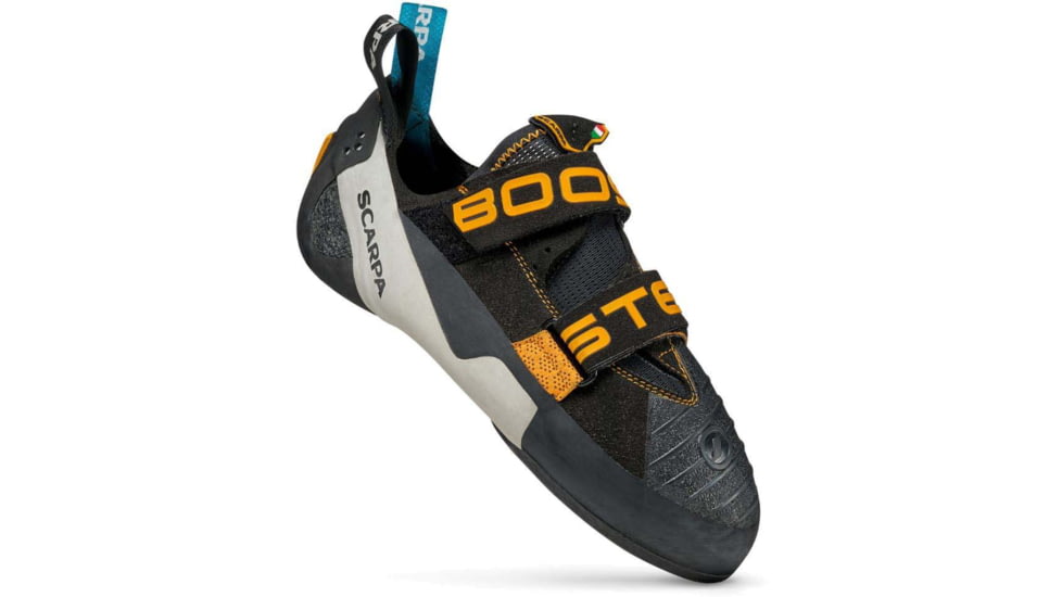 Scarpa Booster Climbing Shoes, Black/Orange, 42.5, 70060/000-BlkOrg-42.5