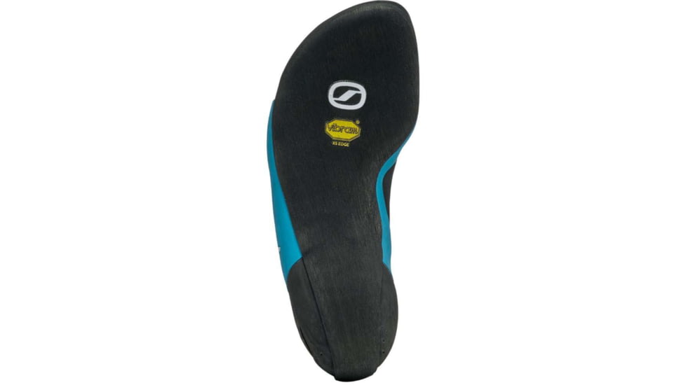 Scarpa Boostic Climbing Shoes, Black/Azure, 41.5, 70071/000-BlkAzr-41.5