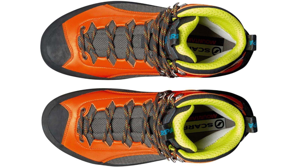 Scarpa Charmoz HD Mountaineering Shoes - Mens, Shark/Orange, 42.5, 71052/250-SrkOrg-42.5