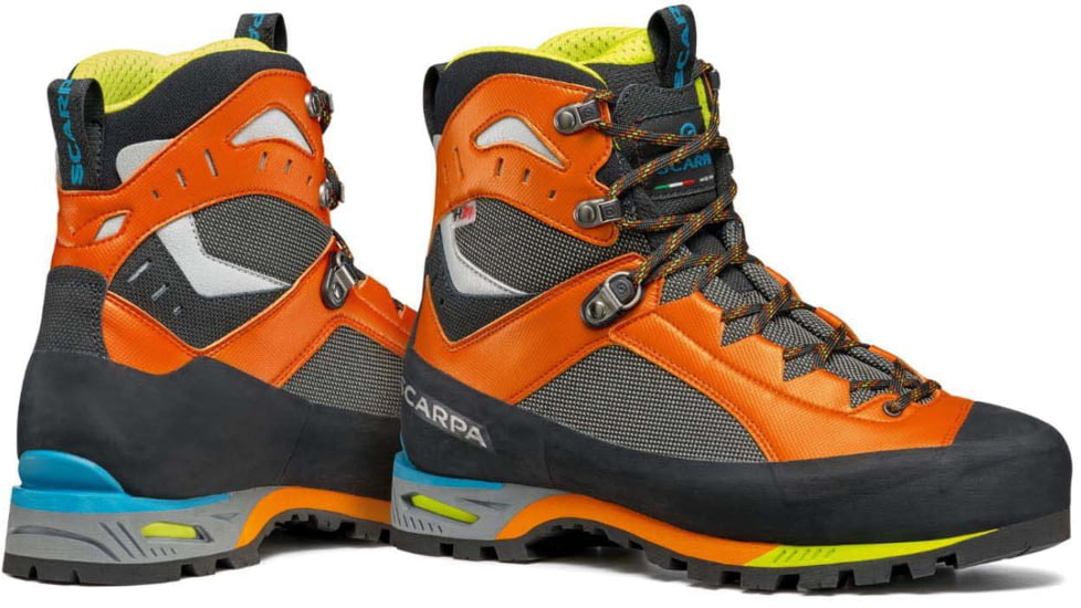 Scarpa Charmoz HD Mountaineering Shoes - Mens, Shark/Orange, 42.5, 71052/250-SrkOrg-42.5
