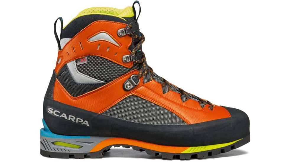 Scarpa Scarpa Charmoz HD Mountaineering Shoes - Men's, Shark/Orange, 42.5, 71052/250-SrkOrg-42.5