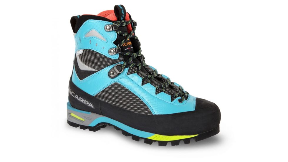 Scarpa Charmoz Mountaineering Boots - Womens, Shark/Maldive, Medium, 37, 71051/252.1-SrkMal-37