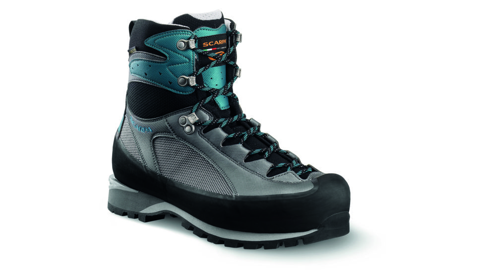 Scarpa Charmoz Pro GTX Boot - Men's-8 US / 41 EU-Grey/Petrol