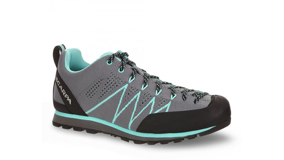 Scarpa Crux Air Shoes - Womens, Smoke/Ice Green, Medium, 37.5, 72057/352-SmkIgrn-37.5