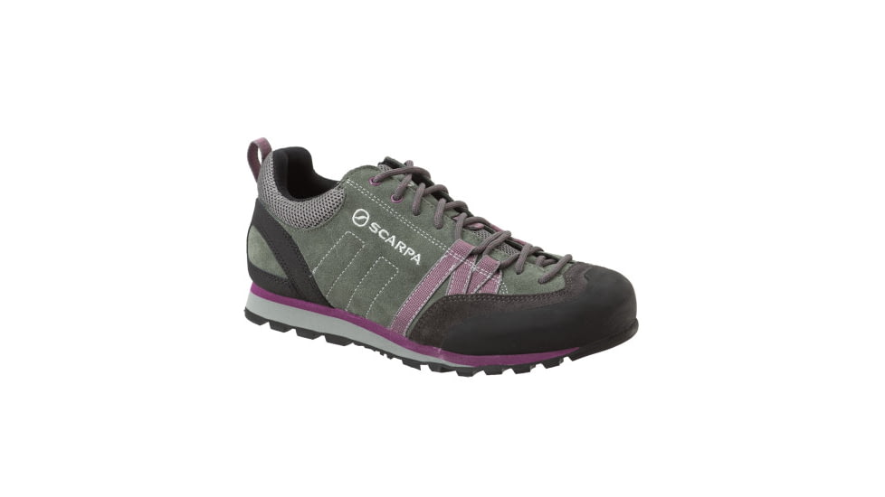 Scarpa Crux Approach Shoe - Women's-8.5 US-Shark/Berry