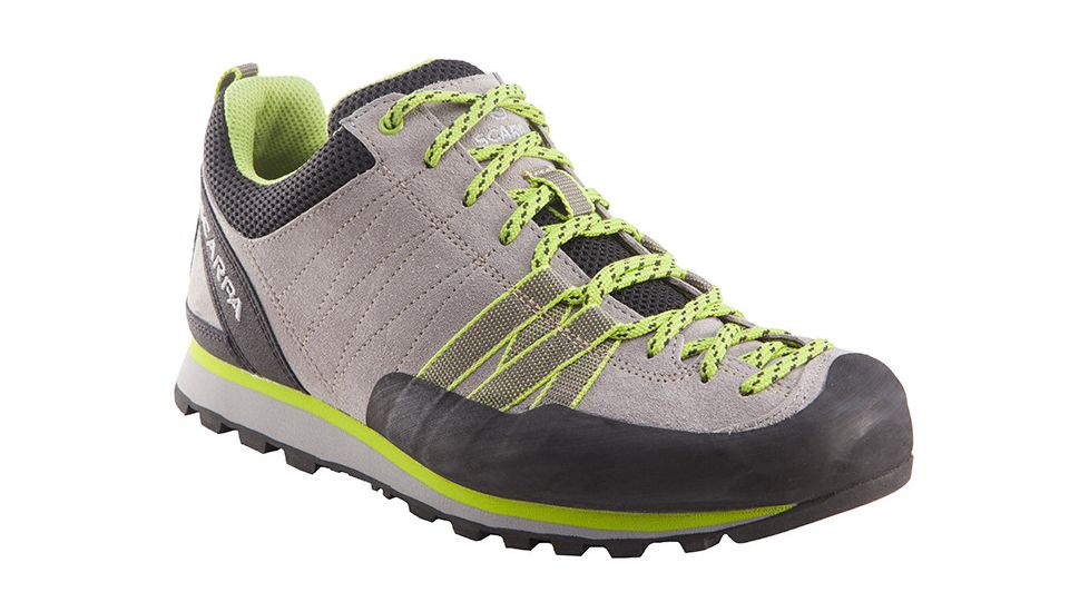 Scarpa Crux Approach Shoe - Women's-Oyster/Green Glow-41