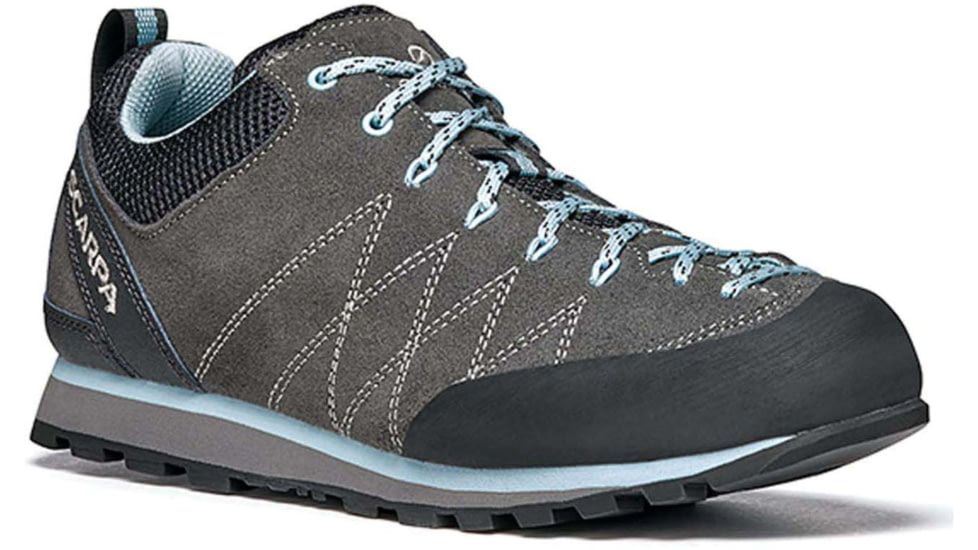 Scarpa Crux Approach Shoes - Womens, Shark/Blue Radiance, 42, 72053/352-SrkBlurad-42