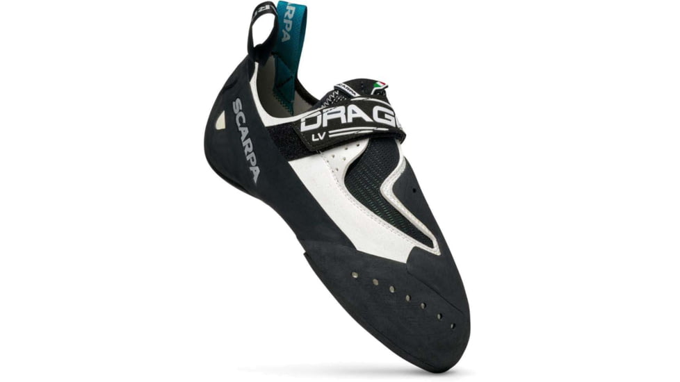 Scarpa Drago LV Climbing Shoes, White, 39, 70029/000-Wht-39