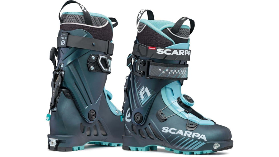 Scarpa F1 Boots - Womens, Anthracite/Aqua, 25, 12173/502.1-AntAqua-25.0