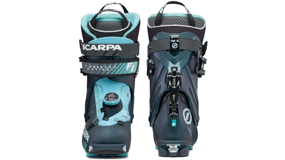 Scarpa F1 Boots - Womens, Anthracite/Aqua, 25, 12173/502.1-AntAqua-25.0