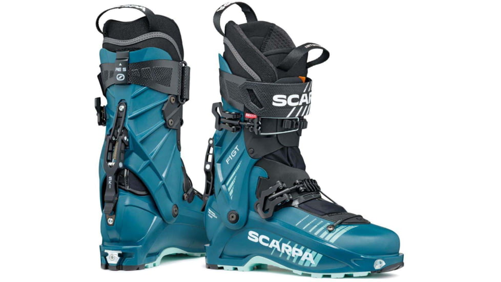 Scarpa F1 GT Ski Boots - Womens, Petrol/Aqua, 23, 12182/502-PetAqua-23.0