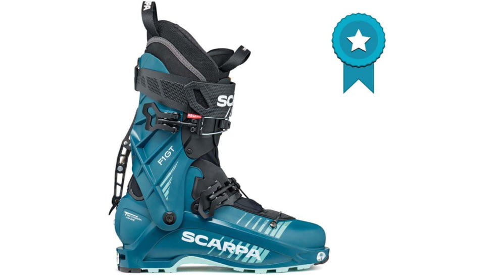 Scarpa F1 GT Ski Boots - Womens, Petrol/Aqua, 23, 12182/502-PetAqua-23.0