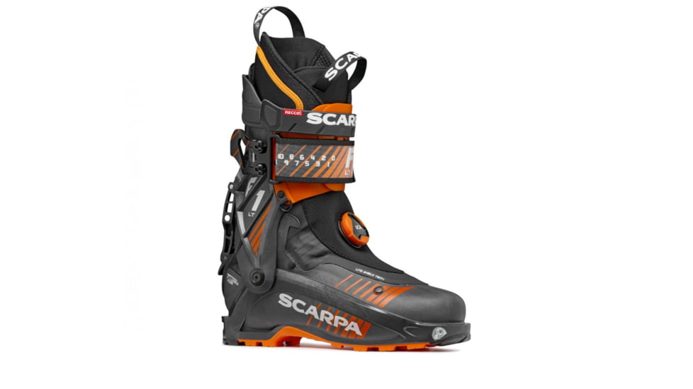 Scarpa F1 LT Alpine Touring Boot, Carbon/Orange, 29, 12172/500.1-CbnOrg-29.0