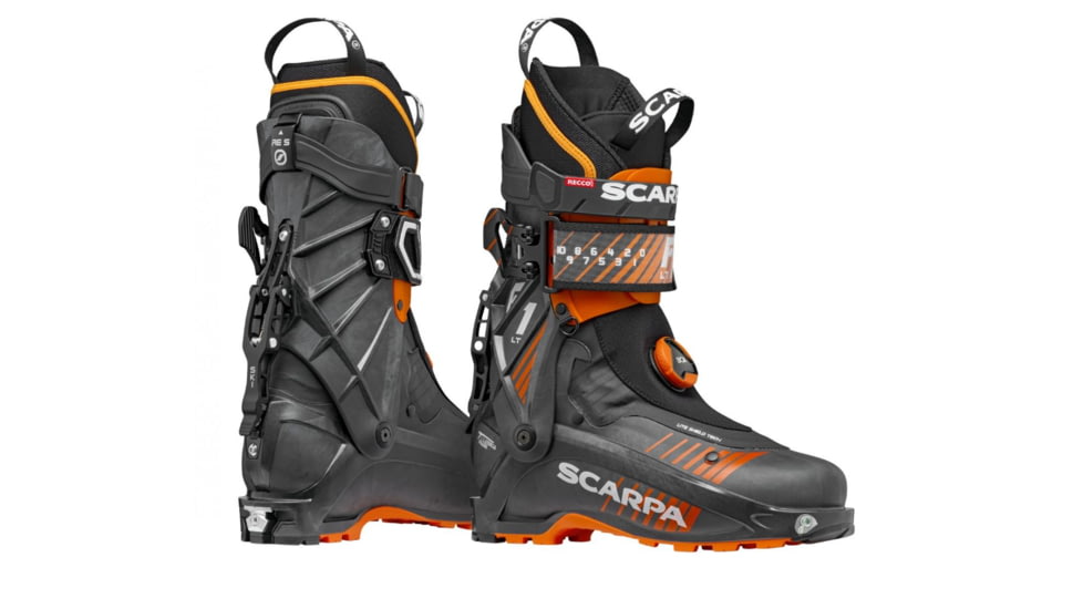 Scarpa F1 LT Alpine Touring Boot, Carbon/Orange, 29, 12172/500.1-CbnOrg-29.0