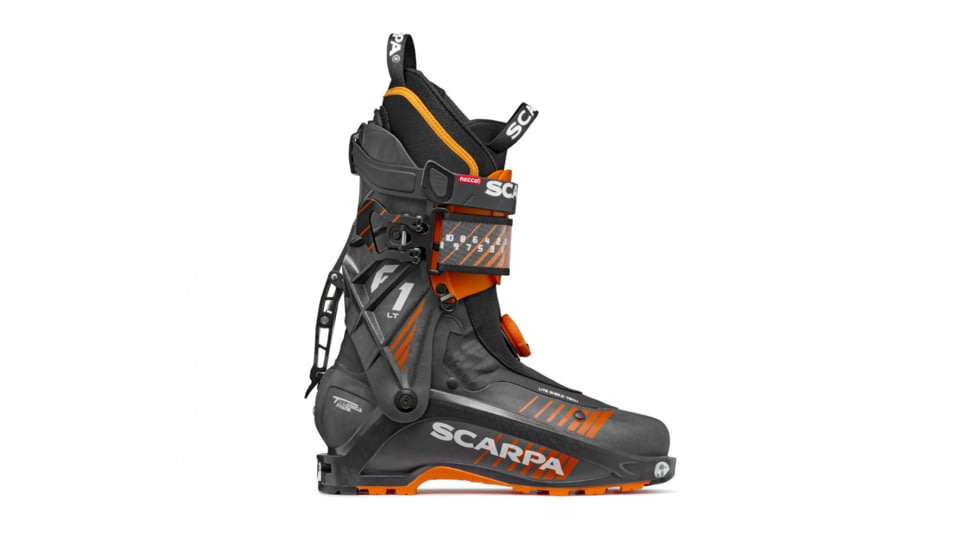 Scarpa F1 LT Alpine Touring Boot, Carbon/Orange, 29, 12172/500.1-CbnOrg-29.0