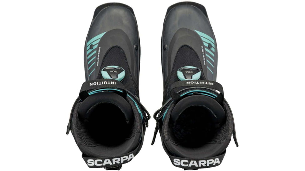 Scarpa F1 LT Race Boot - Womens, Carbon/Aqua, 25, 12172/502-CbnAqua-25.0