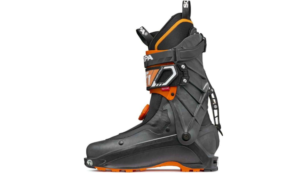 Scarpa F1 LT Ski Boots - Mens, Carbon/Orange, 31, 12172/500.1-CbnOrg-31.0