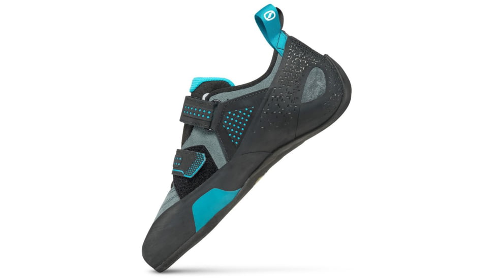 Scarpa Force Climbing Shoes - Mens, Conifer/Azure, 43, 70049/001-ConAzr-43