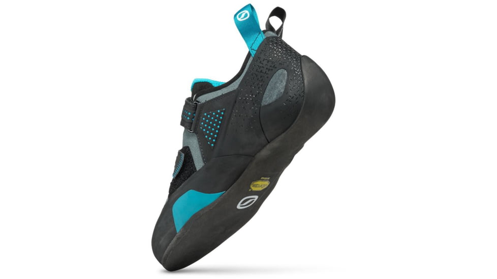 Scarpa Force Climbing Shoes - Mens, Conifer/Azure, 43, 70049/001-ConAzr-43