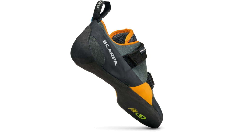 Scarpa Force V Climbing Shoes - Mens, Mangrove/Papaya, 42.5, 70018/001-ManPap-42.5