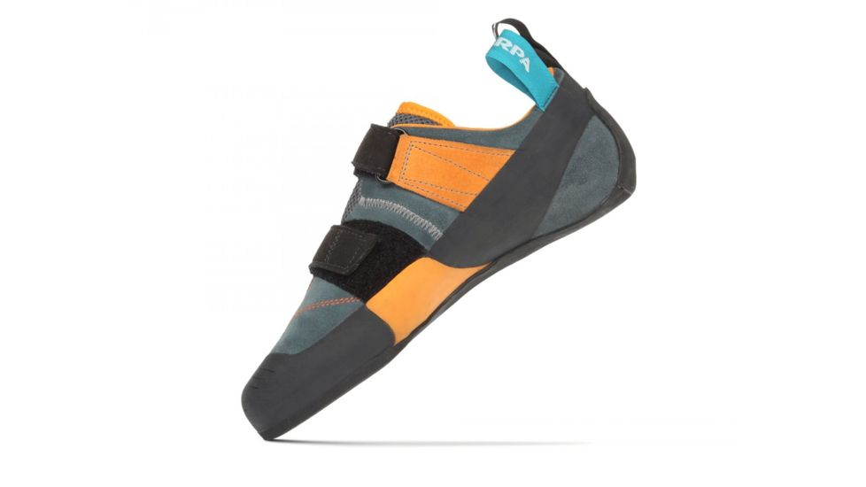 Scarpa Force V Climbing Shoes - Mens, Mangrove/Papaya, Medium, 38.5, 70018/001-ManPap-38.5