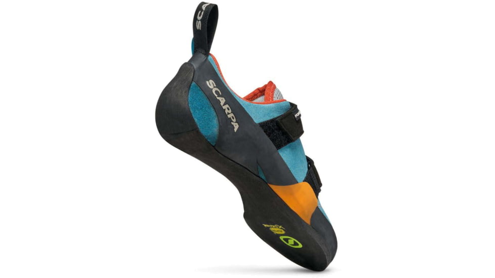 Scarpa Force V Climbing Shoes - Womens, Ice Fall/Mandarin Red, 41.5, 70018/002-IfallMred-41.5
