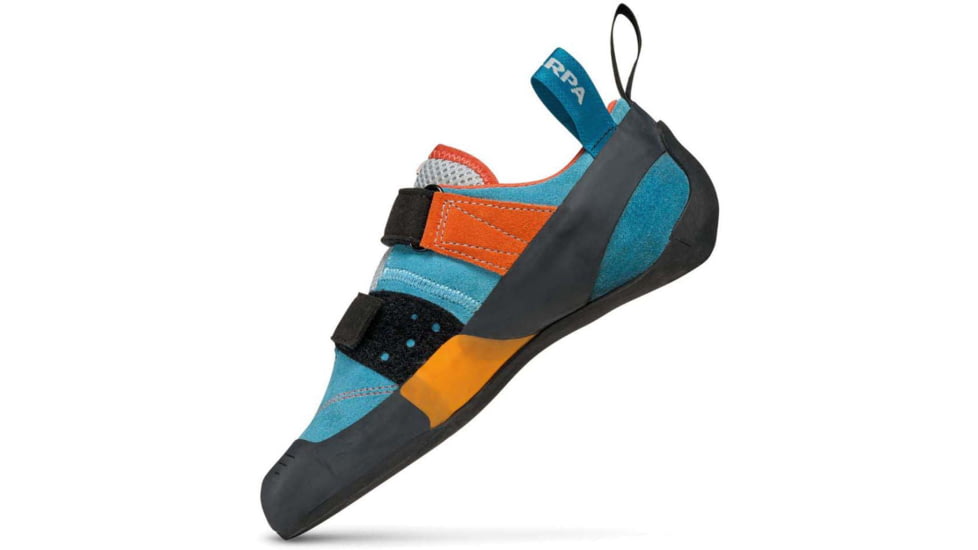 Scarpa Force V Climbing Shoes - Womens, Ice Fall/Mandarin Red, 41.5, 70018/002-IfallMred-41.5