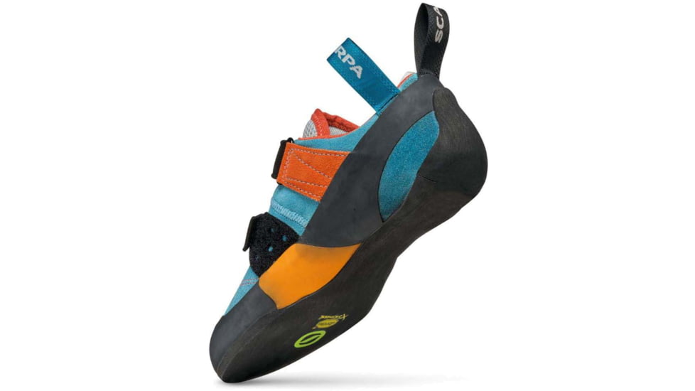 Scarpa Force V Climbing Shoes - Womens, Ice Fall/Mandarin Red, 41.5, 70018/002-IfallMred-41.5