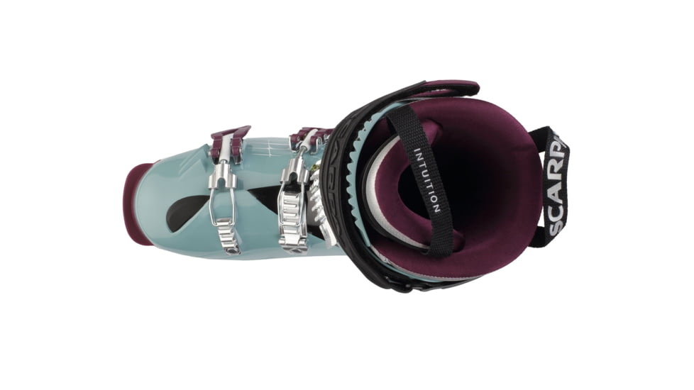 Scarpa Freedom 100 Ski Boot - Womens, Mineral Blue/Purple, 23, 12011/502.1-MnblPur-23.0