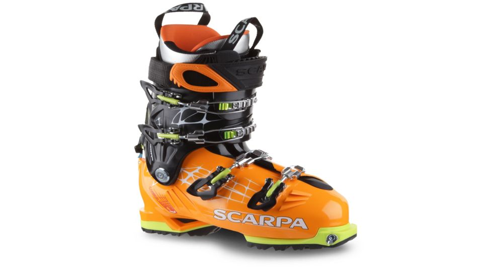 Scarpa Freedom RS 130 Ski Boots, Orange/Black, 27.5, 12010/501.1-OrgBlk-27.5