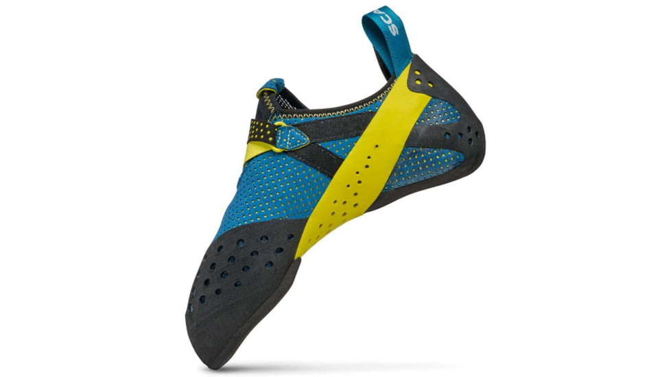 Scarpa Furia Air Climbing Shoes, Baltic Blue/Yellow, 42.5, 70059/000-BbluYel-42.5