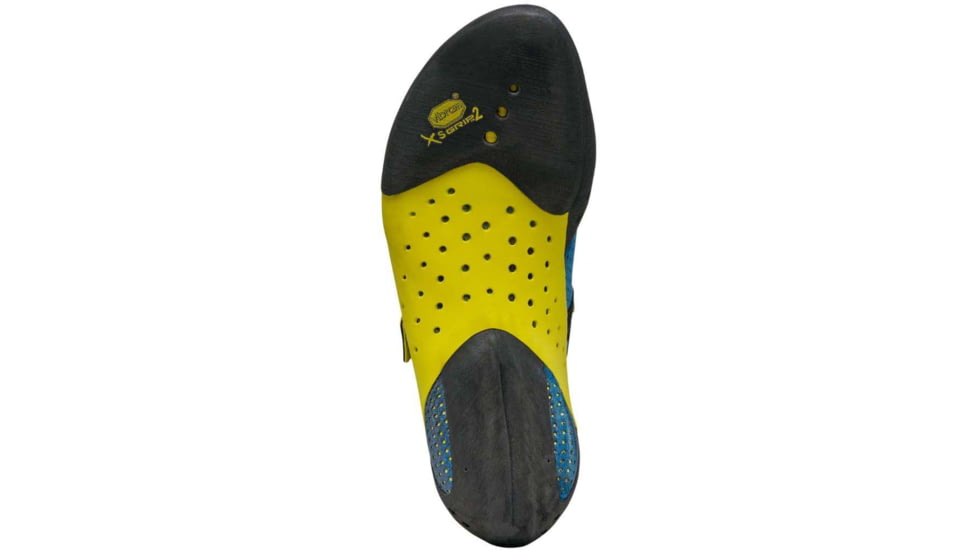 Scarpa Furia Air Climbing Shoes, Baltic Blue/Yellow, 42.5, 70059/000-BbluYel-42.5
