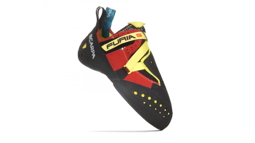 Scarpa Furia S Climbing Shoes - Mens, Parrot/Yellow, Medium, 34.5, 70055/000-ParYel-34.5