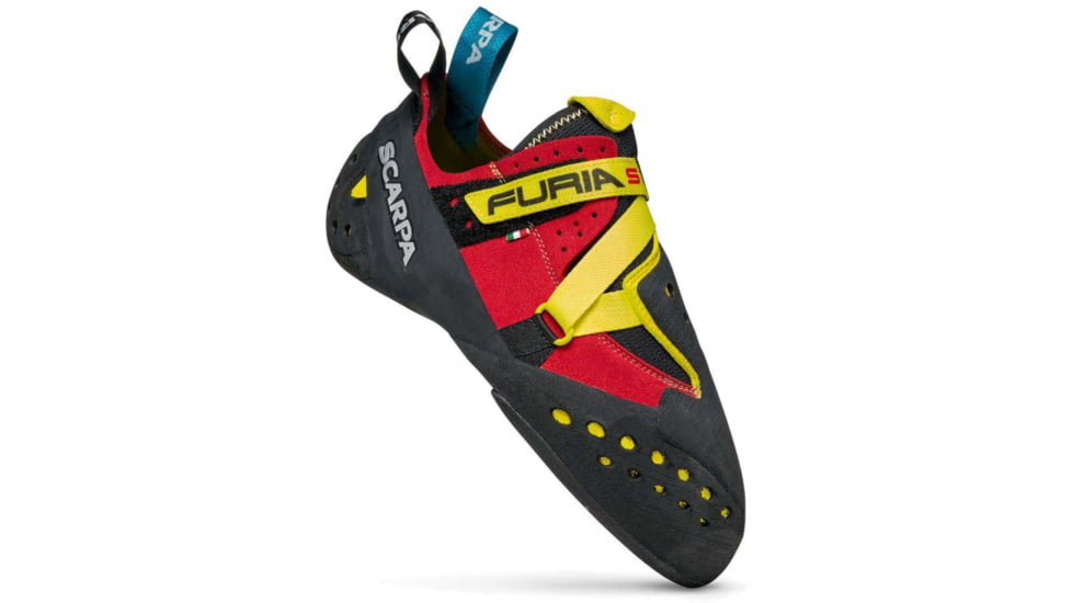 Scarpa Furia S Climbing Shoes, Parrot/Yellow, 39, 70055/000-ParYel-39