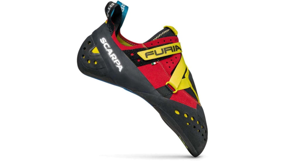 Scarpa Furia S Climbing Shoes, Parrot/Yellow, 39, 70055/000-ParYel-39