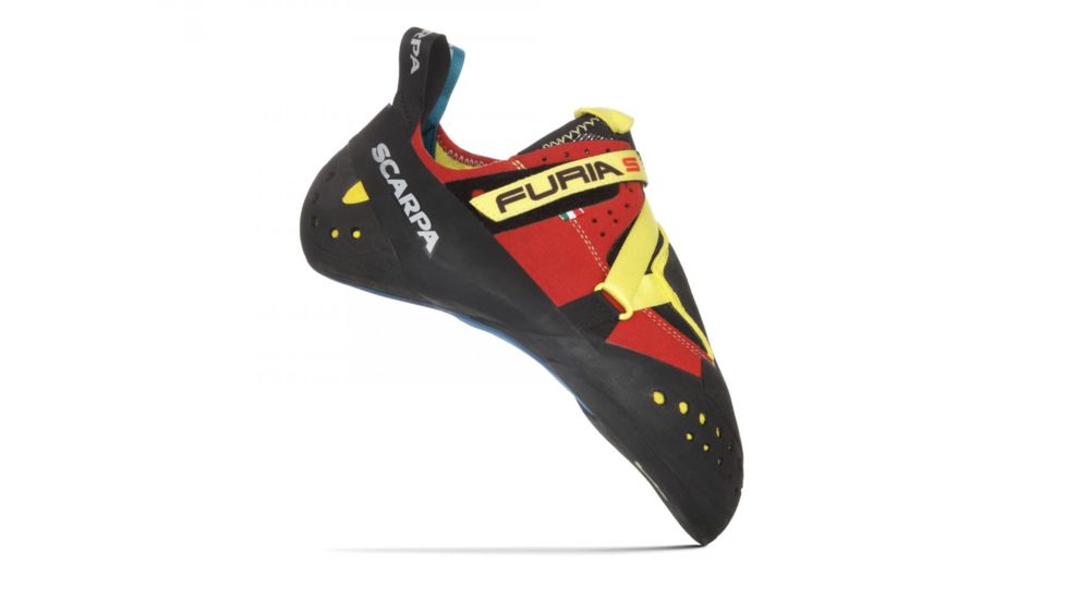Scarpa Furia S Climbing Shoes - Mens, Parrot/Yellow, Medium, 34.5, 70055/000-ParYel-34.5