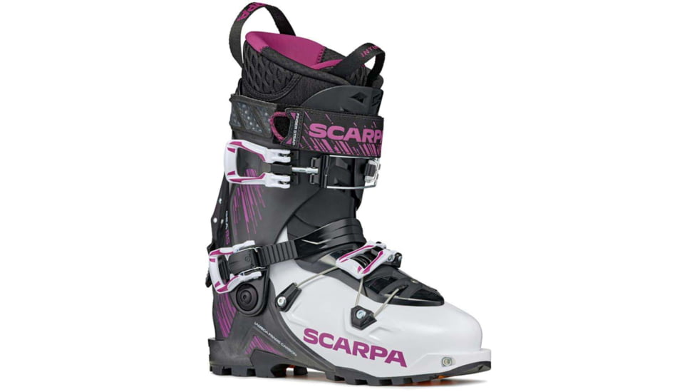 Scarpa Gea RS Alpine Touring Boot - Womens, White/Black/Rouge, 26, 12051/502-WhtBlkRou-26.0