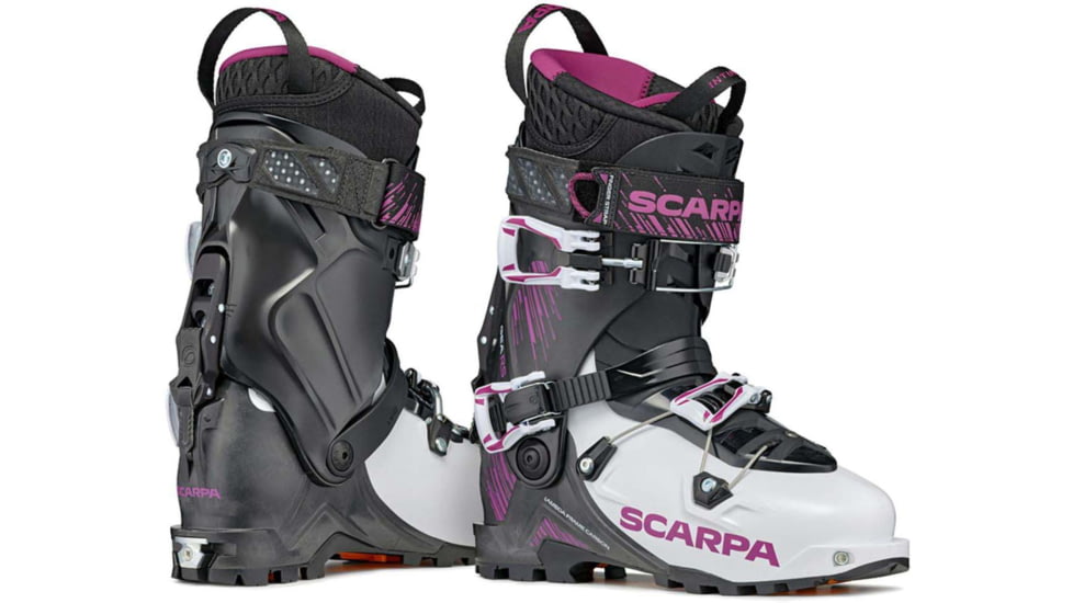 Scarpa Gea RS Alpine Touring Boot - Womens, White/Black/Rouge, 26, 12051/502-WhtBlkRou-26.0