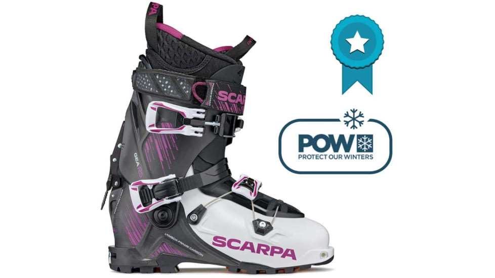 Scarpa Gea RS Alpine Touring Boot - Womens, White/Black/Rouge, 26, 12051/502-WhtBlkRou-26.0