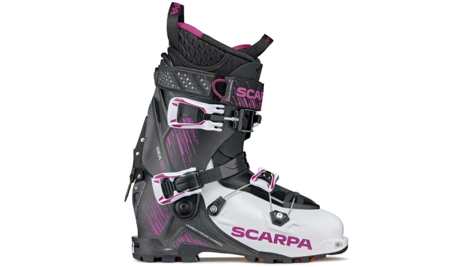 Scarpa Gea RS Alpine Touring Boot - Womens, White/Black/Rouge, 26, 12051/502-WhtBlkRou-26.0