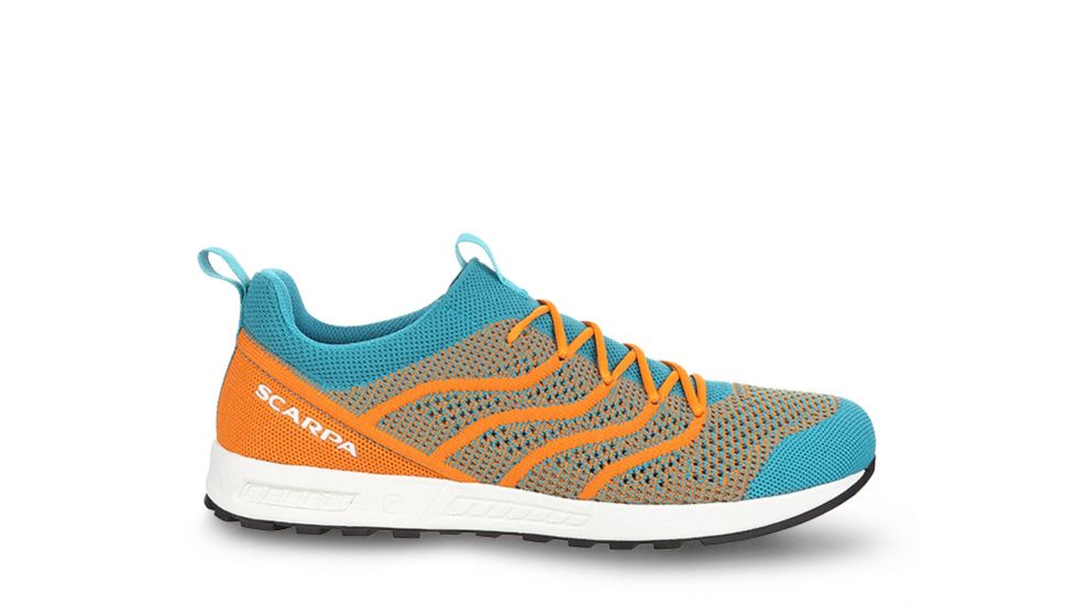 Scarpa Gecko Air Flip Shoes - Womens, Baltic Blue/Orange Glory, Medium, 41, 72626/350-BbluOglry-41