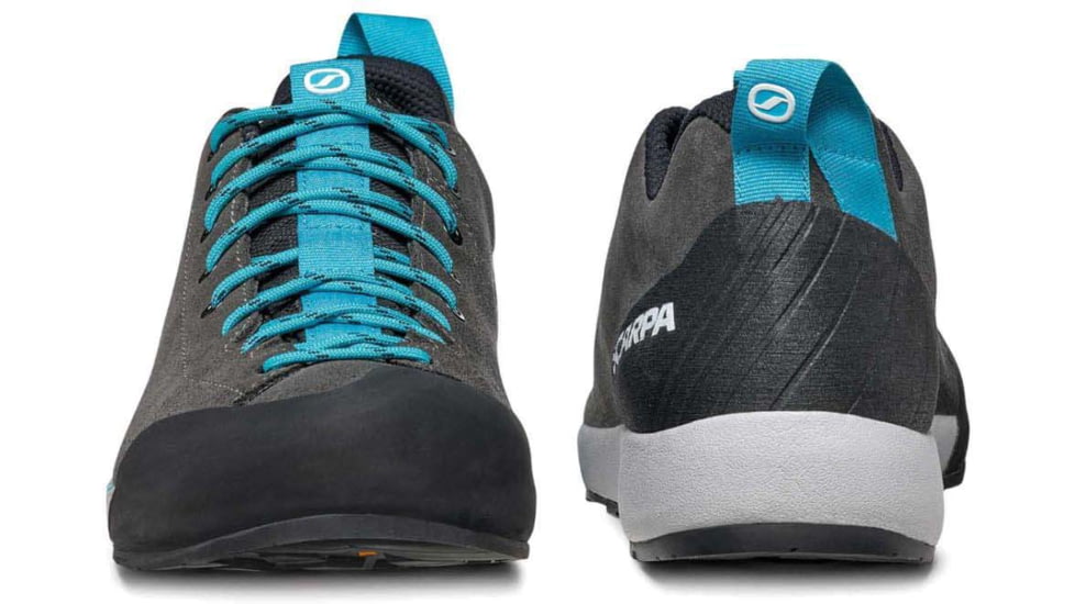 Scarpa Gecko Approach Shoes - Mens, Shark/Azure, 44.5, 72602/351-SrkAzr-44.5