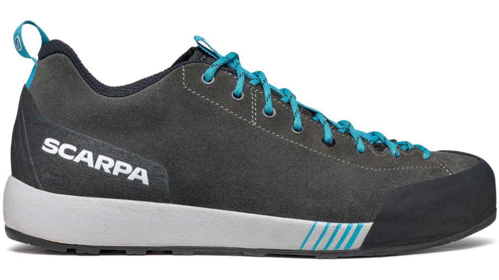 Scarpa Gecko Approach Shoes - Mens, Shark/Azure, 44.5, 72602/351-SrkAzr-44.5