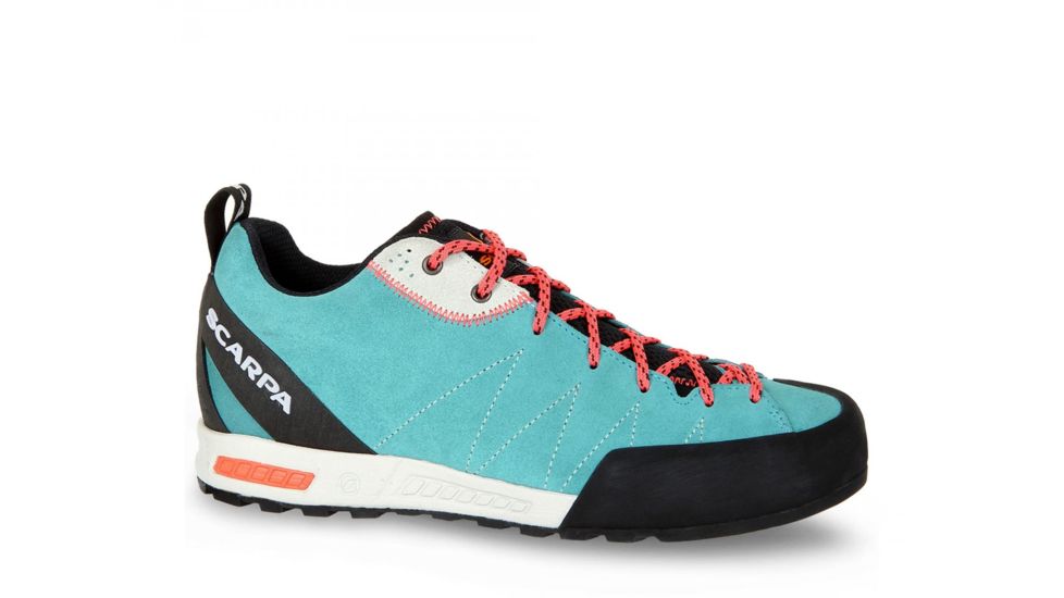Scarpa Gecko Approach Shoes - Womens, Ice Fall/Coral Red, Medium, 36.5, 72601/352-IfallCred-36.5