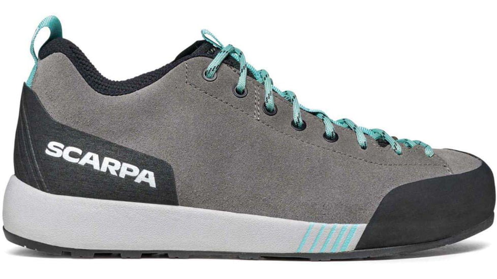 Scarpa Gecko Approach Shoes - Womens, Mid Gray/Aqua, 42, 72602/352-MgryAqua-42