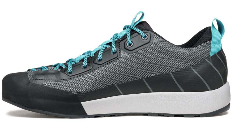 Scarpa Gecko LT Approach Shoes - Mens, Anthracite/Azure, 41, 72606/351-AntAzr-41