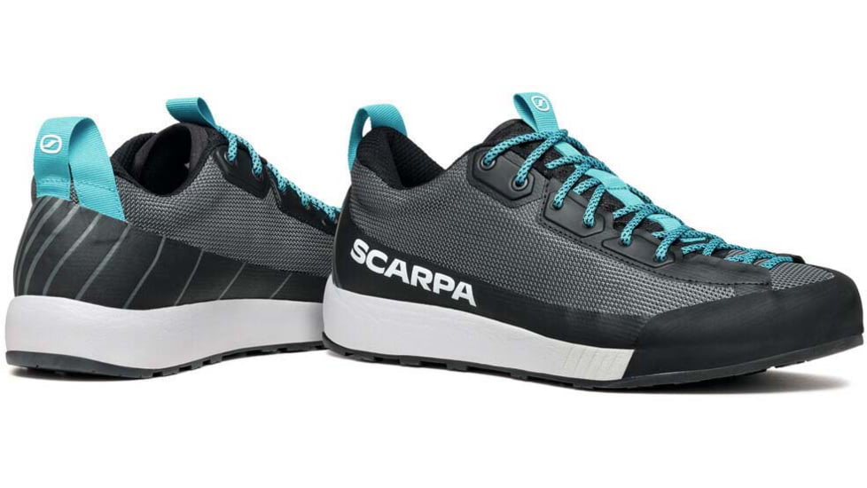 Scarpa Gecko LT Approach Shoes - Mens, Anthracite/Azure, 41, 72606/351-AntAzr-41