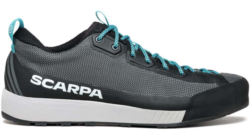 Scarpa Gecko LT Approach Shoes - Mens, Anthracite/Azure, 41, 72606/351-AntAzr-41